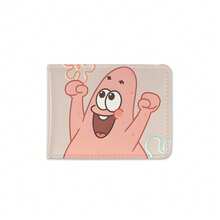 SpongeBob SquarePants Funda de piel para licencia de conducir y certificado de registro vehicular de pareja, bolsa de tarjetas 2 en 1 con diseño de Bob Esponja - Multicolor - Ver 8