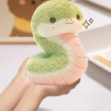 1 pieza Muñeco de peluche de serpiente pequeño de 20cm/7.87in, ligero y piel amigable, muñeco de peluche de serpiente, adecuado para decoración de sala de estar - Multicolor - Ver 4