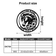 Customized Horseshoe Ranch Logo - Personalized Metal Logo Customization Outdoor - Custom Name Letter, 26 Letter Customization - Rural Farmhouse Decoration Farm Wall Art Home, Outside The Grain Warehouse - Father's Day Gift, Mother's Day Gift, Christmas Gift-Ornaments,Home Decor,Wall Decor,Room Decor,Living Room Decor,Bedroom Decor,Kitchen Decor,House Decor,Personalised Gifts Back To School School Supplies - Multicolor - View 12