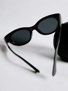 Số Trang Trí Khung Hình Bầu Dục Kính Râm Chống Nắng Kính Râm Nữ Kính Râm Kính Râm Bãi Biển Phụ Kiện Bãi Biển Cho Nữ Kính Râm Kính Râm Kính Râm Quà Tặng Giáng Sinh Mùa Đông - màu đen - Xem 4