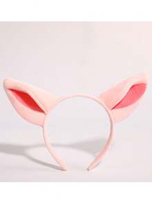 Halloween Cartoon Animal Headband Plush Hair Accessories Rabbit Cat Cow Tiger Sheep - One Size - View 41