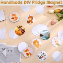 Local Delivery-50 Pcs Sublimation Magnets Blank 3x3 Inch Personalized Fridge Magnet DIY Square Bulk For Kitchen Decorative Refrigerator,Father Day Gift,Custom,Fathers Dad Gift - 50 - View 7