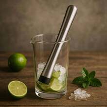 Well Home Lightweight And Easy-To-Handle Stainless Steel Mortar, 25.0 X 17 Cm. Free Shipping Within 24/72 Hours. - Grey - View 3