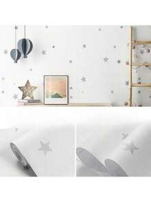 1 Roll Of Pink Striped Wallpaper, Self-Adhesive Detachable PVC Wallpaper, Kitchen Wall Decoration, Wardrobe, Bookshelf, Dressing Table, Princess Style Decoration 17.71x397.4inch