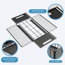 2 piezas de organizadores extraíbles, estantes deslizantes extraíbles, organizador de almacenamiento de capa única extraíble, organizador de debajo del lavabo a prueba de óxido, cajones extraíbles de gran capacidad para gabinetes, para cocina, sala de estar y despensa, organizadores y almacenamiento para el hogar, accesorios para el hogar