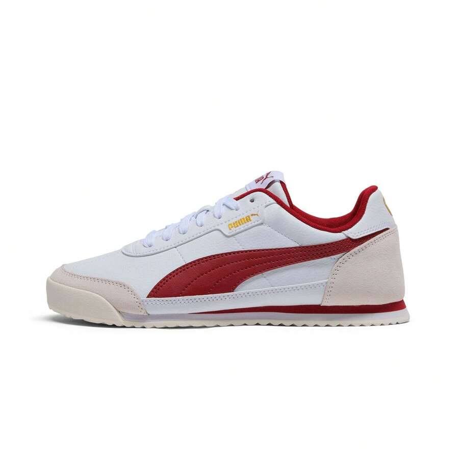Puma Women's Turino II OG Sneakers - white/dark crimson/warm white/gold - View 1