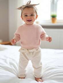 Newborn Baby Sweaters - Pink - View 2