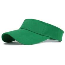 1 pezzo Visiera da baseball con parte superiore aperta, unisex, per protezione solare e sport all'aperto