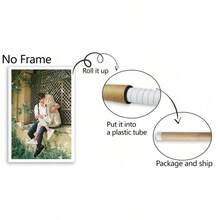 1 pezzo Stampa cartellone personalizzata per matrimoni, feste, famiglia e altro, senza cornice - Stampe personalizzate di alta qualità su carta fotografica premium, tela e materiali per cartellone adesivi - Perfetto per cartellone di stelle del calcio e basket, foto di matrimonio, ritratti di famiglia, ornamentale, elegante, sobrio, moderno personalizzato