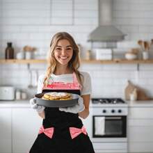 Cute Retro Style Women's Apron With Pocket For Kitchen, Sexy Vintage Apron For Ladies, Girls, Mother's Day Gift, Suitable For Waitress In Restaurants, Cafes, Hotels