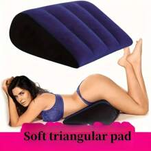 SM Product, Sex Toys, Color-Selectable Triangular Inflatable Pillow With Short Plush Skin-Friendly Design: Height Elevation Adjusts Positions To Promote Optimal Body Alignment, Ideal For Couples Seeking Unique Intimate Nights And Enhanced Experiences.