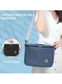 Insulated Lunch Bag Insulation Bento Pack Aluminum Foil Rice Bag Meal Pack Ice Pack Student Bento Lunch Handbag Insulation, Summer Outdoor Bags For Food, Picnic Camping Bags