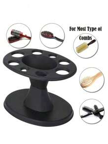 1pc Space Saving Hair Organizer - Black - Holds Ceramic Curling Irons, Combs And Flat Brushes - Desktop Storage Rack For Hair Salon Accessories And Home Comb Storage, Jewelry Box Travel, Hair Rack, Claw Clip Organizer, Hair Holder, Clips Storage, Hair Care Storage, Hair Accessories Storage>Storage Box, Iphone Cases, Camera Protector, Sunglasses Storage Organizer, Eyeglass Stand, Storage Organization Glasses Case, Sunnies Rack, Glasses Display Stand, Sunglasses Case Box
