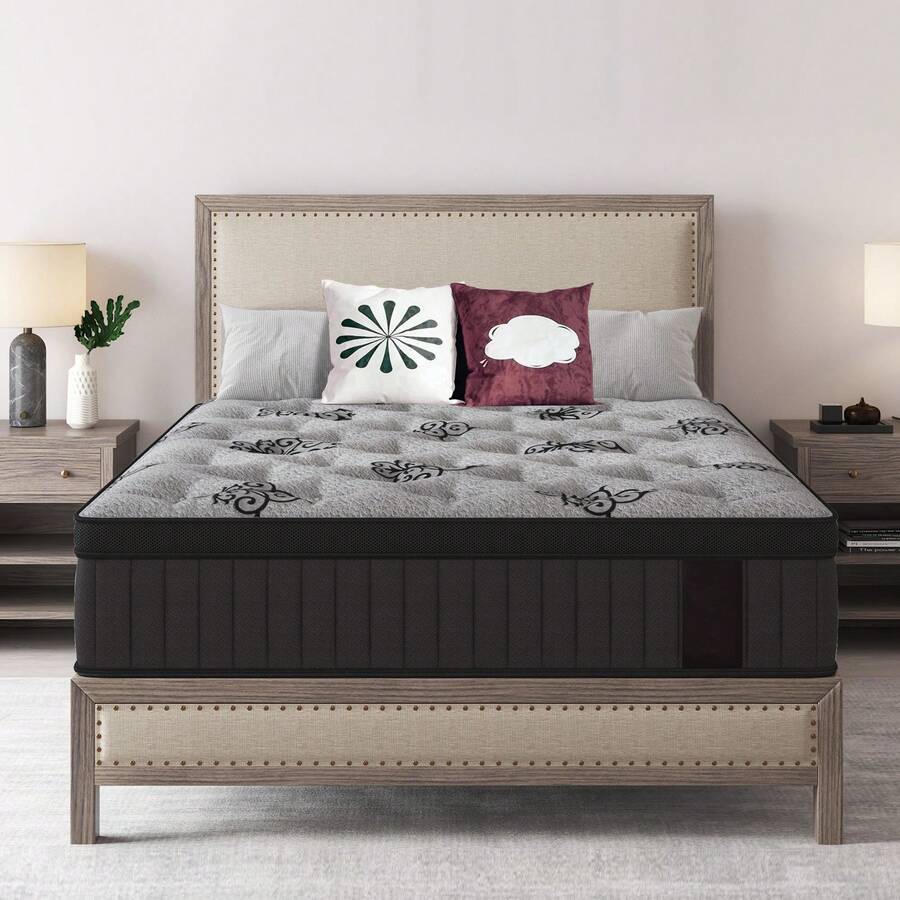 Duchessz 9"10''12"14" Twin Full Queen King Gel Memory Foam Hybrid Pocket Spring Mattress In A Box Medium Firm - 14寸 - 查看 1