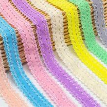 2yards/Lot 20mm Lace Elastic Ribbon Fold Over Spandex Elastic Band For Sewing Lace Trim Waist Band Garment Accessory - Pick Colors - View 7