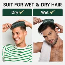 Retractable Rat Tail Comb For Parting,Protable Fine Tooth Teasing Comb For Styling,Hair Cutting,Braiding-Carbon Parting Combs For Braiding Hair,Stainless Steel Pin Tail Teasing Comb(White) - Green - View 5