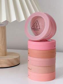 3CE Mood Recipe Blush "Let Me Stay", Velvety Matte Texture, Mousse-Like Smoothness, Gradient Glow, Brightens Complexion, Oil Control, Easy To Blend, Highlights Eye Area, 3D Sculpting, Magnetic Embossed Compact, Scoop With Fingertips From Groove, Korean Cosmetics - Let Me Stay - View 7