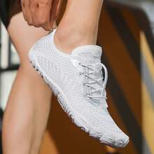 Neue, stilvolle, leichte Outdoorfitnessschuhe für Herren, vielseitig einsetzbar, komfortabel, atmungsaktiv, für Strand, Surfen, Angeln, rutschfest - Weiss - Übersicht 5