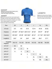 Maillot de ciclismo para mujer - Azul - Ver 9