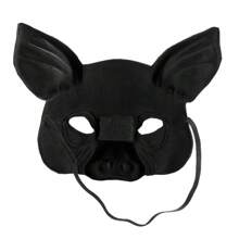 1 Pezzo Maschera 3D da Metà Viso da Animale Tigre-Maiale Unisex per Ognissanti, Festa in Maschera, Cosplay, Decorazioni