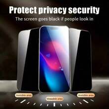 3Pcs Anti Spy Tempered Glass For IPhone 16 14 15 13 11 12 Pro Max Screen Protector For IPhone 16 15 Plus 12 13 Mini X XR XS Max