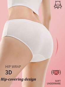 5pcs/Pack Women's Disposable Underwear, Sterile, Maternity/Postpartum Daily Disposable Travel Supplies, Plus Size Briefs, Comfortable & Hygienic, High-Waist Design, Suitable For Travel, Business, Outdoor, Menstrual & Postpartum Care (Random Packaging Color)