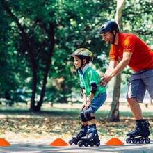 Orange Low-Profile Sports Training Cones, 25 Piece, Plastic