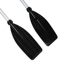 قطعتان من مجاديف قوارب الكاياك المصنوعة من سبيكة الألومنيوم القابلة للفصل، مناسبة للقوارب القابلة للنفخ وقوارب جون وقوارب الكانو، ضروريات الشاطئ والإكسسوارات، عوامات حمام السباحة - متعدد الألوان - مشاهدة 7