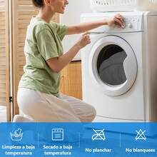 1 Pieza Cubre Colchón (Sin Funda de Alohada)Suave al Tacto, Lavable a Máquina Fácil Cuidado-¡Extiende la Vida de tu Colchón para un Descanso Tranquilo Colchón para Cama Matrimonial Individual Queen,Color Blanco - Blanco - Ver 10