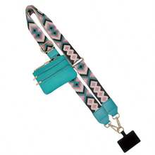 Phone Strap Crossbody, Clip And Go Strap For Phone With Wallet Crossbody, Phone Strap With Zippered Pouch - Multicolor - View 10