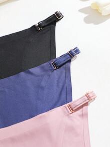 FINETOO 3 Stücke nahtlose anpassbare Bikinihosen für Damen Einfarbig, Hohe Qualität