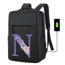 Mochila minimalista para hombres, mochila versátil de gran capacidad para estudiantes, computadoras, viajes, bolsa de negocios unisex lavable