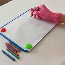 100/50/4pcs Per Pack (Without Box), Available In Deep Pink And Light Purple. Disposable Nitrile Gloves. Sizes: S, M, L, XL. Durable, Waterproof, And Thickened, Suitable For Household Cleaning. Also Applicable For Kitchen, Bathroom, Cleaning, Tattooing, Beauty Care, Hair Coloring, Pet Care, Beauty Salon, Cleaning Supplies, Etc. - Dark Pink - View 11