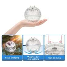 Solar Floating Lights Swimming Pool Waterproof LED Solar Power Multi Color Changing Water Drift Lamp For Fish Tank Pond Led Solar Floating Lamps Swimming Pool Ball Solar Panel Powered Pond Drift Waterproof Glow Show Disco Color Changing Lights