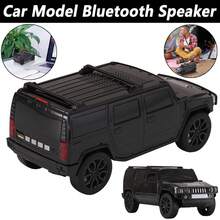 Dazone Wireless 1955 Vintage Retro Ride Bluetooth Car Speaker SoundRides Car & Trucks Portable FM Radio USB, SD, AUX Office, Home, Garage LED Light Support USB, TF, AUX, FM, 3.5mm Jack - 黑色-RGB - 查看 8