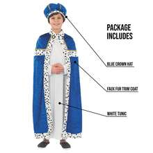Morph Costumes Kids Wise Man Costume - Nativity King Fancy Dress Outfit For Christmas Celebrations - 3 Wise Men Costume For Festive Events - Blue - View 4