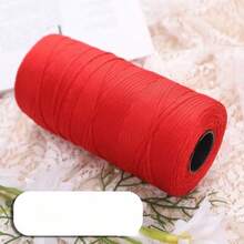 2.5mm X 218yards Flat Polyester Ribbon Yarn For Knitting & Crochet, Polypropylene Tassel Cord For Sun Hats, Bags, Wallets, Shoes, Mats, DIY Crafts, Decoration Projects - Multicolor - View 43