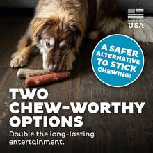 Outward Hound Dogwood Wood Durable Dog Chew Toys, Real Wood & Calming, 2-Pack, Medium - Cây sơn thù du và cây mesquite (gói 2 cây) - Xem 5