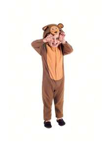 Morph Costumes Adorable Kids Bear Costume - Fun Shack Toddler Fancy Dress Outfit For Halloween, Parties & Imaginative Play - Cute Teddy Bear Suit - Brown - View 1