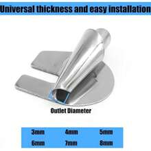 8 PCS Universal Sewing Rolled Hemmer Presser Foot 3-10mm Pull Tube Spiral Edging Roller Hemming Puller Tube Sewing Machine Accessories