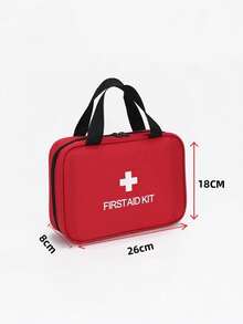 1pc Portable Medical Bag, Waterproof Emergency First Aid Kit, Medicine Storage Pouch For Travel, Outdoor, Pandemic Prevention - Multicolor - View 10