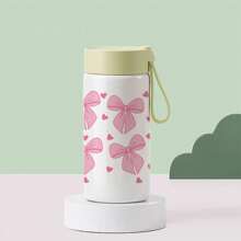 4 Stücke/Set Rosa Schleifen-Schleifendesign UV DTF - Wasserfest & Kratzfest für 16oz Gläser und Flaschen, 3D Kristall Klar Vinyl Wrap - Perfekt für DIY Basteln & Dekorationen