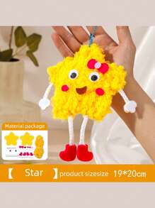 1 Pc Felt Fruit Handmade Craft, Non-Woven Fabric Sewing Fun, Decorative Hanging Accessory, Creative DIY Craft Kit, Educational Toy For Children