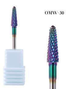 1件装专业高品质钨钢美甲钻头电动打磨机配件抛光切割器美甲工具用品