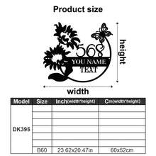 1 pieza Placa de metal personalizada con diseño de rama de árbol y pájaros con flores - Señal de dirección personalizada, número de casa, señal de dirección de jardín exterior, nombre de calle, apellido, decoración de patio - Regalo de registro, regalo para entusiastas del jardín, regalo para papá, regalo para mamá - Adornos, decoración del hogar, decoración de pared, decoración de habitación, decoración de sala de estar, decoración de dormitorio, decoración de baño, decoración de cocina, decoración de la casa, regalos personalizados, impresión gráfica - Multicolor - Ver 51