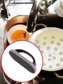 1pc Kitchen Magic Sponge Scrubber, Multi-Purpose Sponge Cleaning Brush, Suitable For Pots, Pans, Graters, Knives, Etc., Made Of Melamine Sponge Material, Strong Decontamination Brush