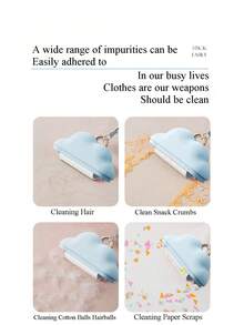 Creative Cloud Shaped Reusable Lint Remover, Portable Household Clothes Fuzz Pet Hair Remover Roller