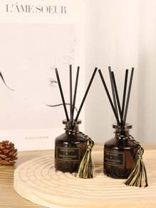 1 pezzo - Set diffusore di olio profumato senza fiamma, profumo di legno di sandalo per uso domestico dalla lunga durata, adatto per camera da letto, ambienti domestici, bagno, arredo di lusso per la casa, salotto, ecc., aromaterapia, deodorante per ambienti, diffusore, regalo, decorazione per la casa
