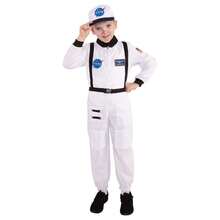 Morph Costumes NASA Astronaut Costume For Kids - Fun Space Dress Up Outfit, Fancy Dress For Halloween, Boys & Girls, Space Explorer Adventure - White - View 2