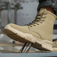 Steel Toe Sneakers For Men Indestructible Work Shoes Lightweight Comfortable Safety Sneakers Slip-Resistant Composite Toe Shoes For Construction